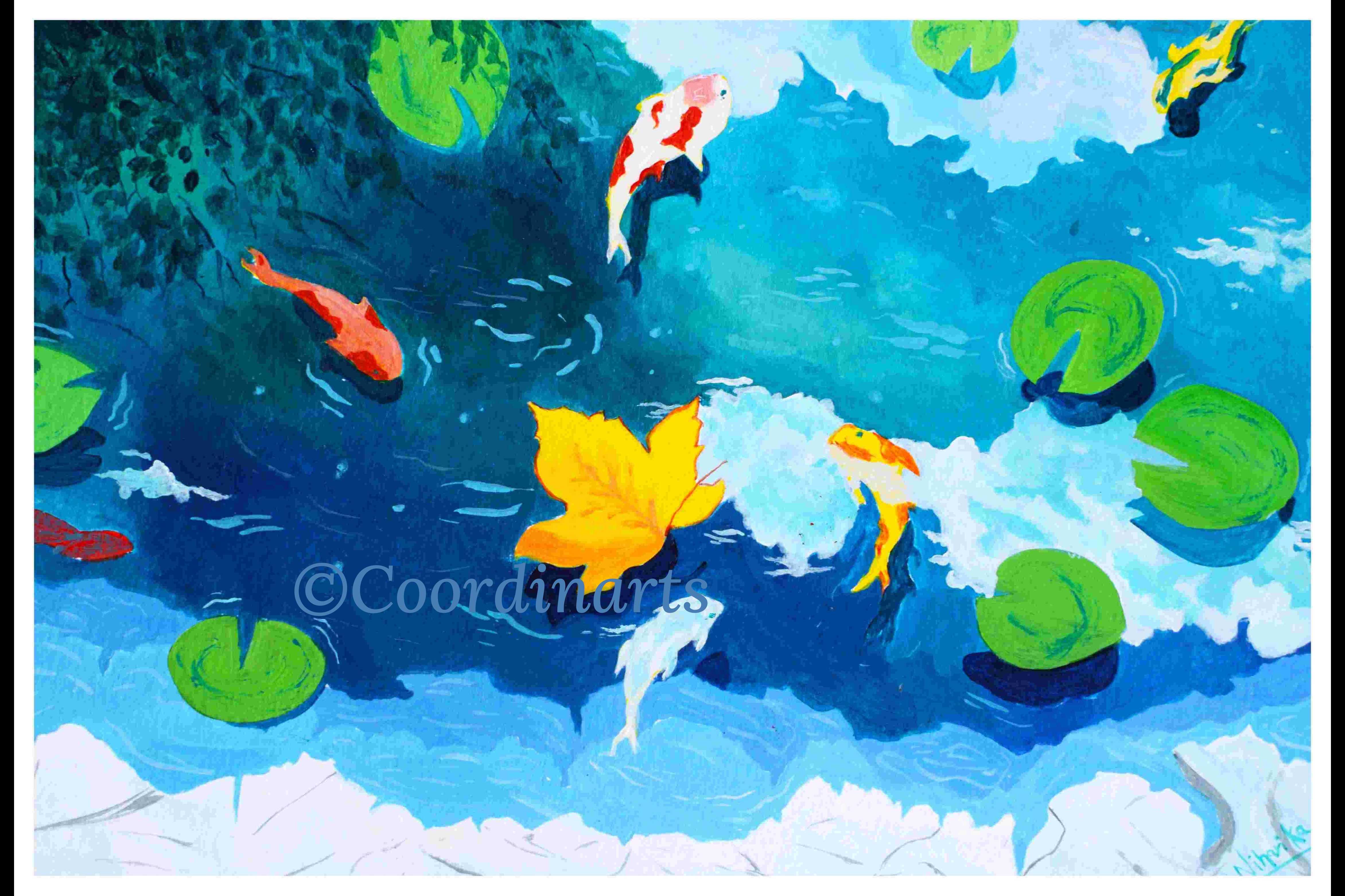 The koi pond